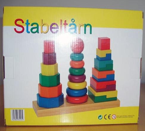 Wooden blocks - "Stabeltårn"