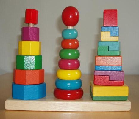 Wooden blocks - "Stabeltårn"