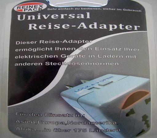 Travel adaptor - Universal Reise-Adapter