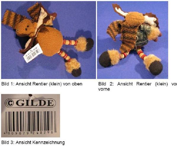 Stuffed reindeers