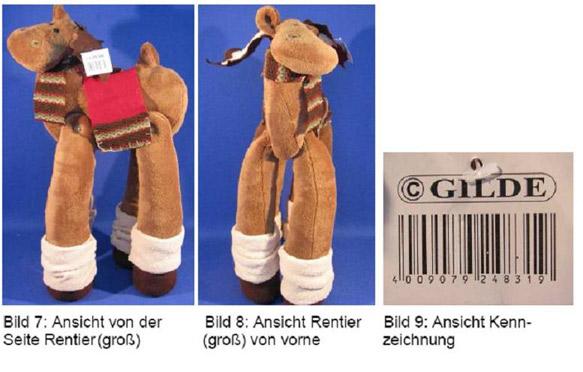 Stuffed reindeers