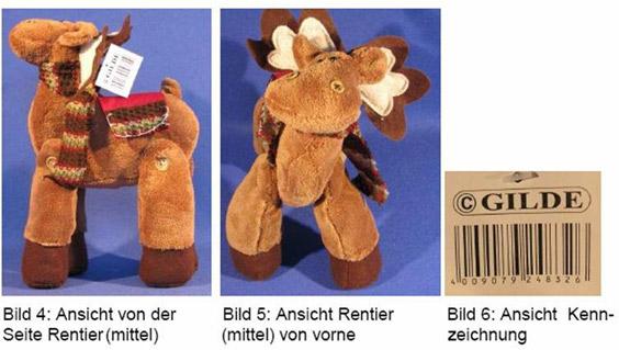 Stuffed reindeers