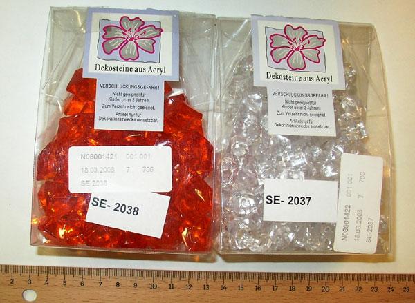 Decorative acrylic stones