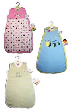 Garments (sleeping bags and two-piece sets)