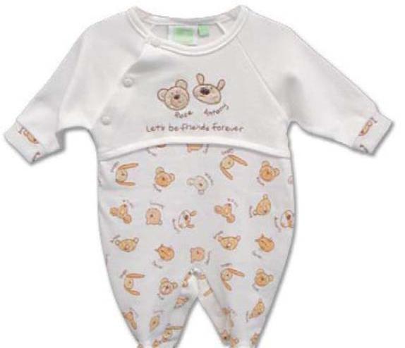 Garments (sleeping bags and two-piece sets)
