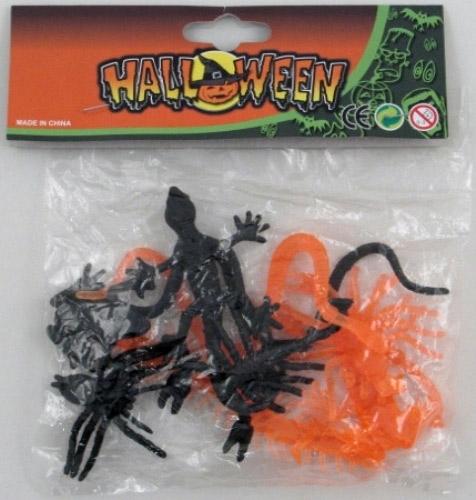 Set of plastic toys