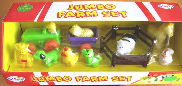 Set of plastic toys - Jumbo Farm Set