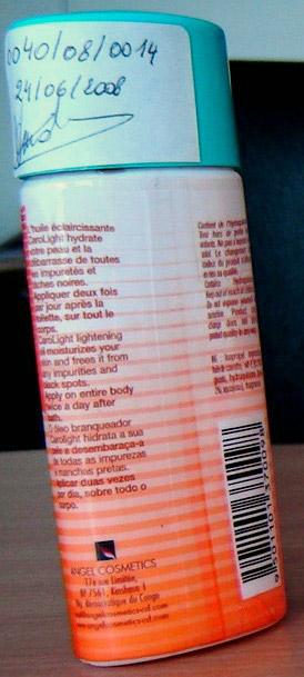 Skin lightening cream