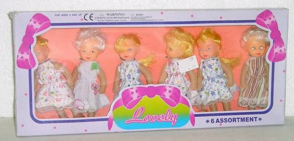 Doll - "6 assortment" dolls