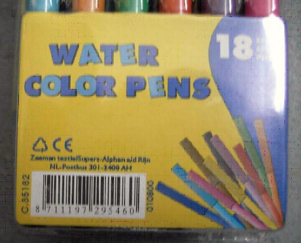 Set of pens - Felt pens: 18 watercolour pens