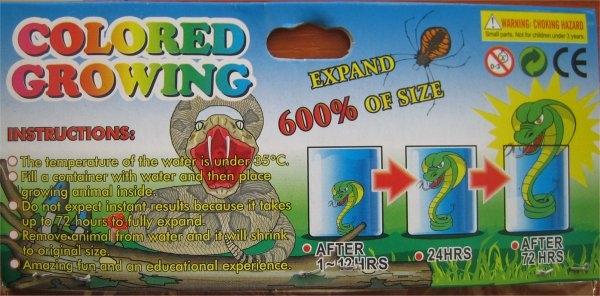 Expanding toys - Colored Growing
