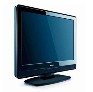 Flat screen television set