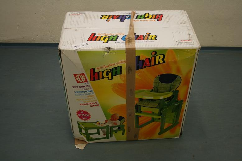 Multi-functions reclining high chair