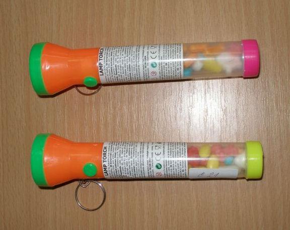Torch with sweets
