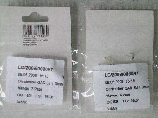 Earrings - Echt Stein (genuine stone)