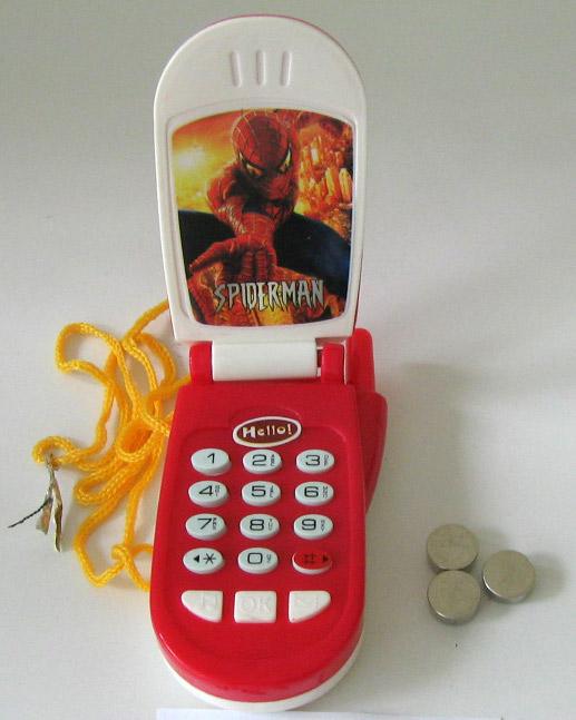 Toy "Spider-Man" mobile phone