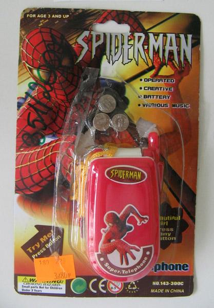 Toy "Spider-Man" mobile phone