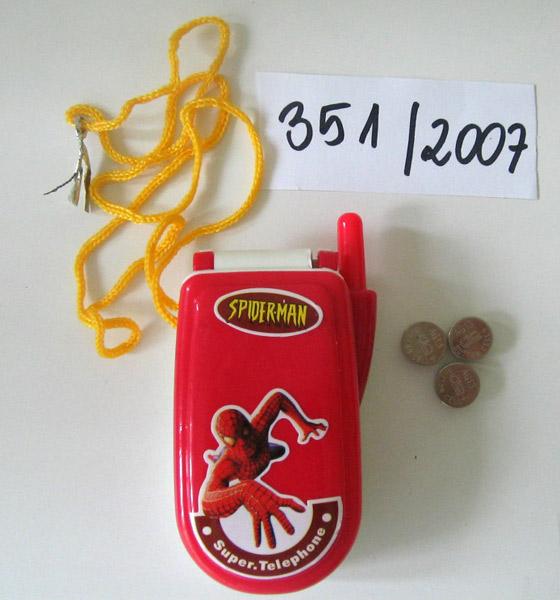 Toy "Spider-Man" mobile phone