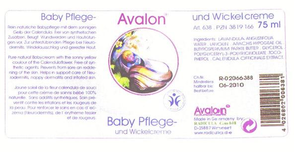 Baby cream – "Baby pflege und Wickelcreme"