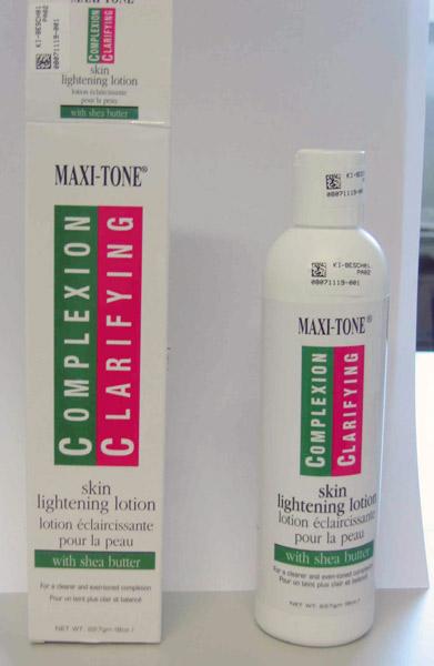 Skin lightening lotion with shea butter
