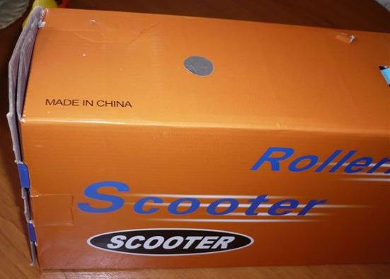 Three-wheeled scooter – "Rollerboard Scooter"