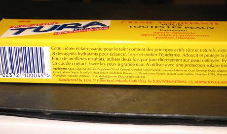 Skin lightening cream