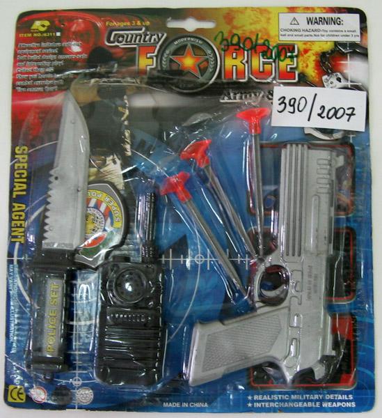 Toy special agent set