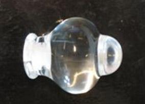 Drawer knobs in solid glass – "KVIBY"