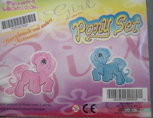 Toy pony set "Trendy Magical Pony Set"