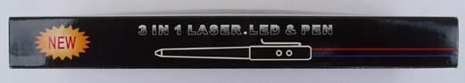 Laser pointer - 3 in 1 Laser.LED & pen