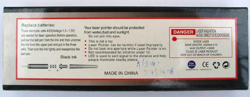 Laser pointer - 3 in 1 Laser.LED & pen