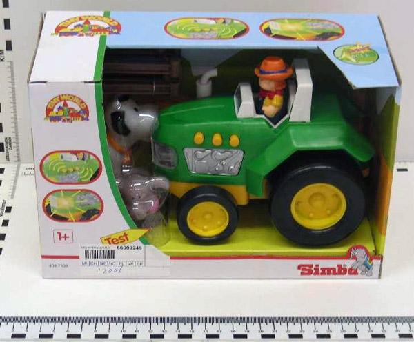 Toy farm tractor