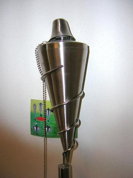 Garden torch – "Kairo" Edelstahl Ollampe