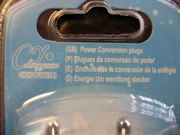 Power plug adaptor – Power conversion plug