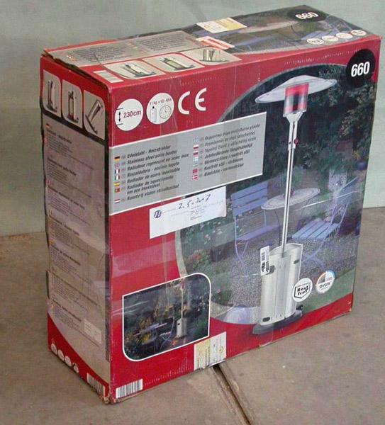 Patio heater "Cosystand Edelstahl Classic"