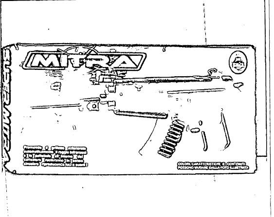 Toy machine gun "Mitra"