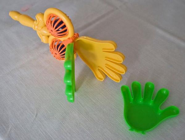 Plastic rattle