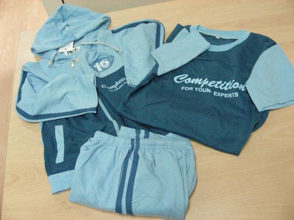 Children’s clothing set consisting of three parts