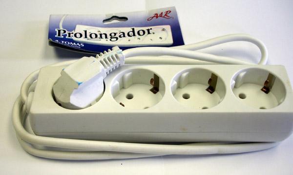 Cord extension set – 4-plug extension lead