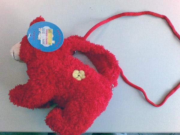 Soft toy bag – teddy-bear rucksack