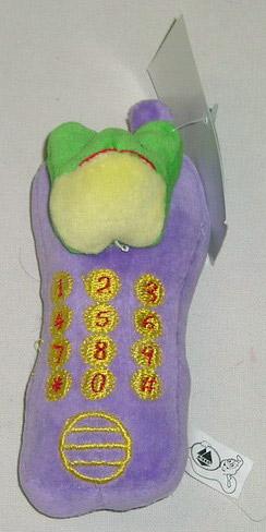 Children's mobile phone - plush animal with sound