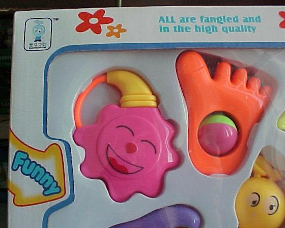 Set of plastic rattles - BAO BEI ZHIYUE