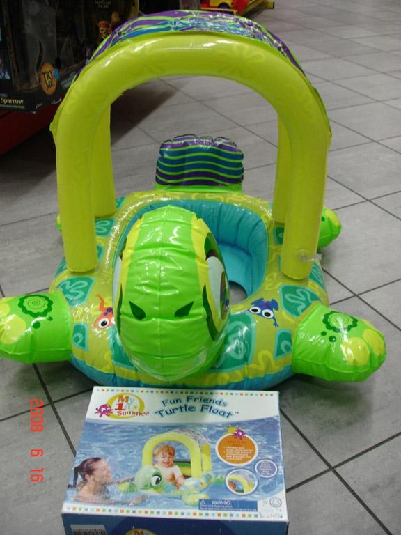 Plastic inflatable toys - Fun Friends Turtle Float