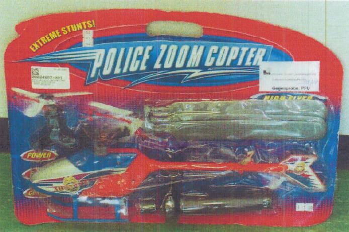 Toy helicopter - Police Zoom Copter