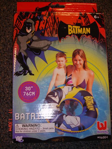 Inflatable swim ring