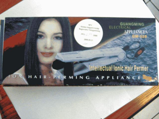 Hair straightener - Intellectual ionic hair permer