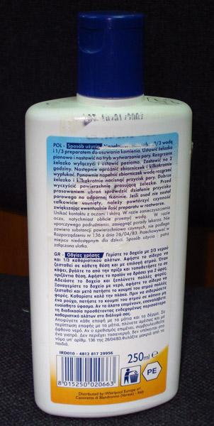 Salt remover for steam irons