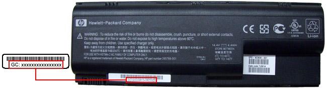 Lithium-ion rechargeable battery packs used with Hewlett-Packard and Compaq notebook computers