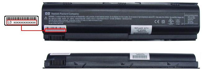 Lithium-ion rechargeable battery packs used with Hewlett-Packard and Compaq notebook computers