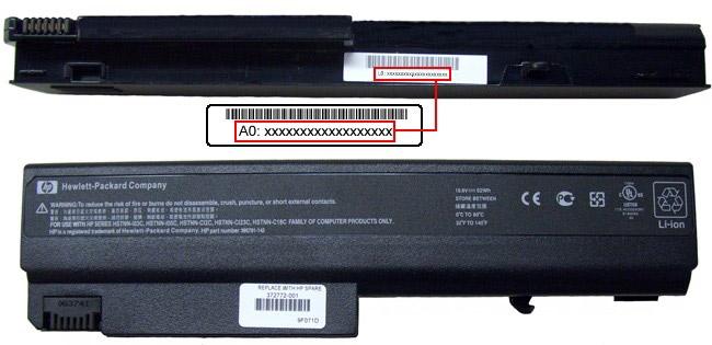Lithium-ion rechargeable battery packs used with Hewlett-Packard and Compaq notebook computers